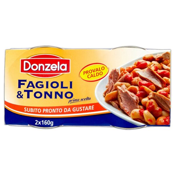 INSALATA DONZELA 160GR 2PZ FAGIOLI&TONNO
