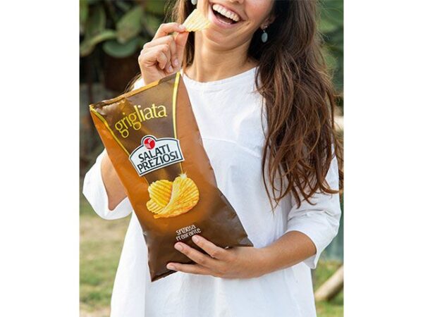 PATATINE GRIGLIATA 110G SALATI PREZIOSI - immagine 3