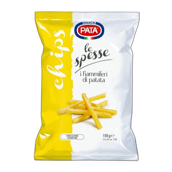 PATATINE PATA 150GR LE SPESSE   FIAMMIFERI DI PATATE