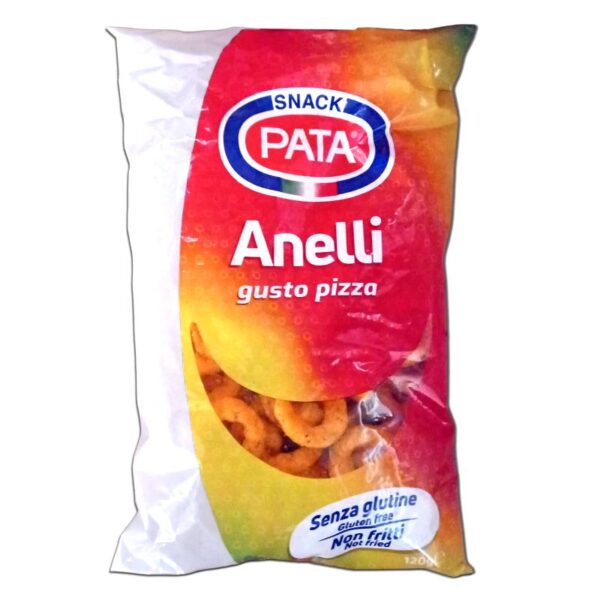 PATATINE PATA 120GR ANELLI GUSTO PIZZA