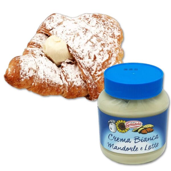 CREMA SPALMABILE BIANCA 350GR MANDORLA ELATTE - immagine 3