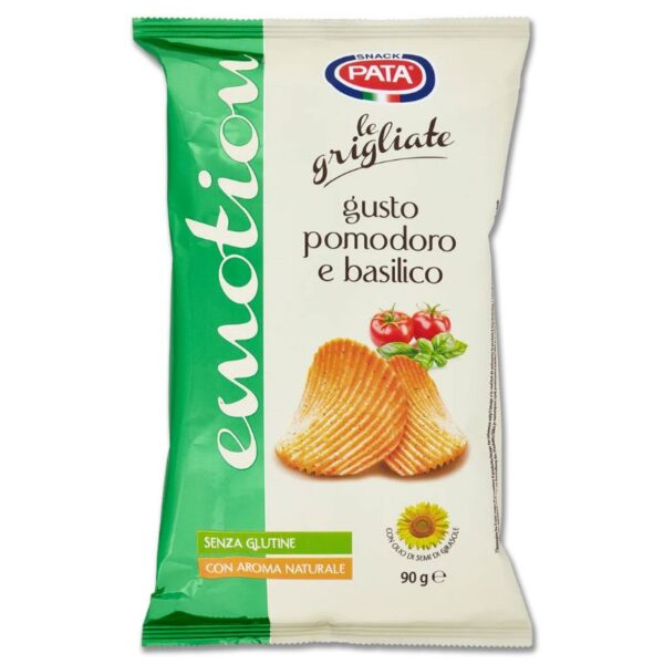 PATATINE GRIGLIATE PATA 90GR  POMODORO E BASILICO
