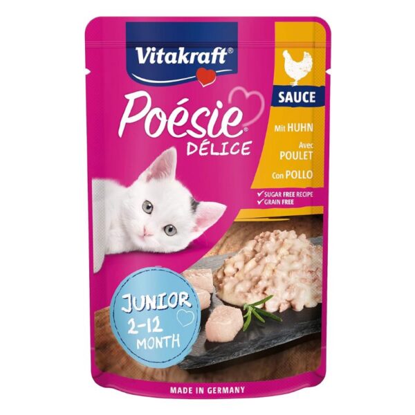 CIBO GATTI POESIE DELICE 85GR JUNIOR POLLO