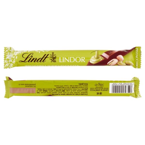 SNACK LINDOR 38GR CIOCCOLATO PISTACCHIO - immagine 3