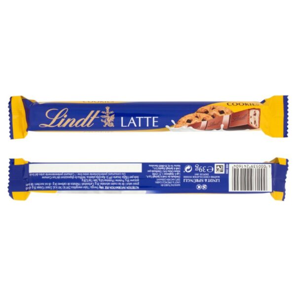 SNACK LINDT 39GR CIOCCOLATO AL LATTE CON COOKIES - immagine 3