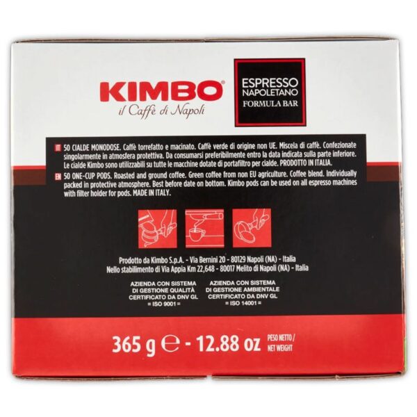 CIALDE CAFFE' KIMBO 50PZ ESPRESSO NAPOLI - immagine 2