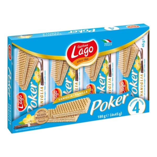 WAFER POKER ELLEDI 45GR 4PZ VANIGLIA