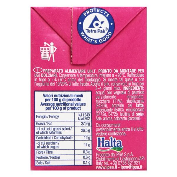 PANNA PER DOLCI HALTA 500ML - immagine 2