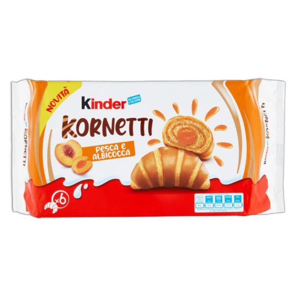 KINDER KORNETTI 252G PESCA ALBICOCCA