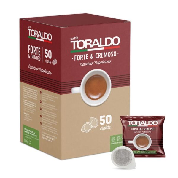 CIALDE CAFFE' TORALDO 50PZ   FORTE E CREMOSO