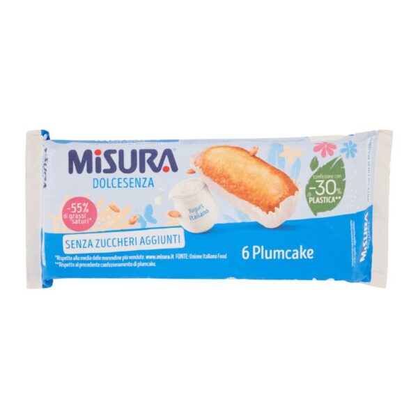 PLUMCAKE MISURA DOLCESENZA 190G X6