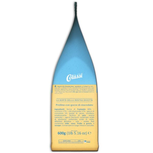 FROLLINI CON GOCCE DI CIOCCOLATO COLUSSIGRAN DISPENSA 600G - immagine 2