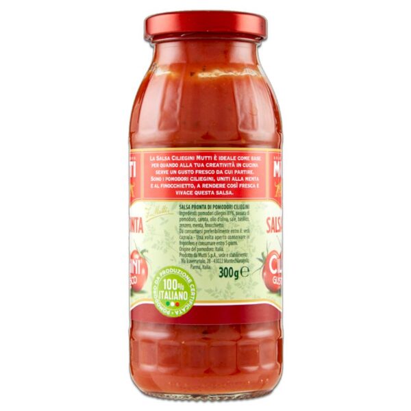 SALSA PRONTA CILIEGINI MUTTI 300G - immagine 3