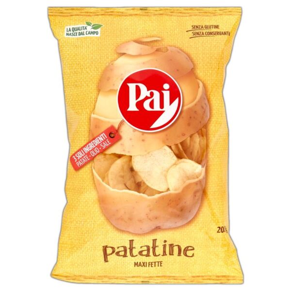 PATATINE PAI 200G TRASPARENTI CLASSICHE