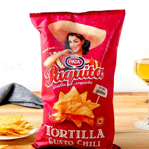 TORTILLA PATA 100G PAQUITA GUSTO CHILI - immagine 2