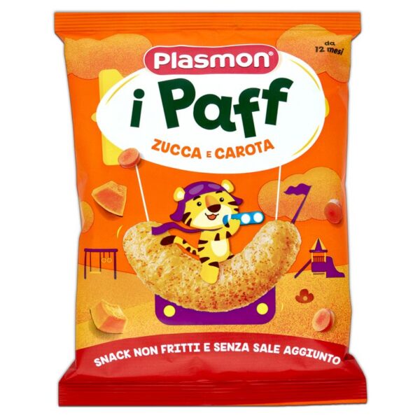 SNACK I PAFF PLASMON 15G ZUCCA E CAROTA