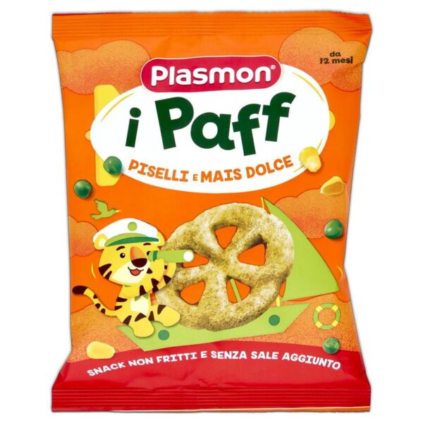 SNACK I PAFF PLASMON 15G PISELLI E MAIS