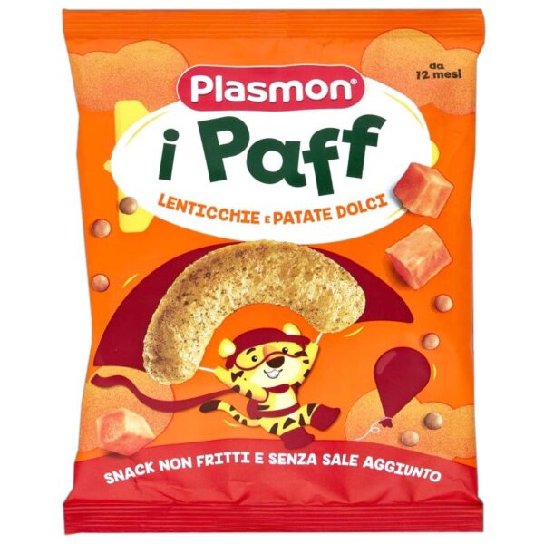 SNACK I PAFF PLASMON 15G LENTICCHIE E PATATA DOLCE