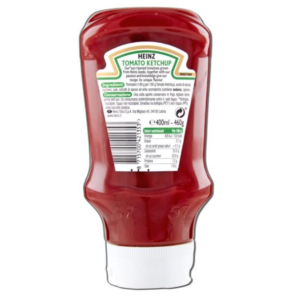 KETCHUP TOMATO HEINZ 460G - immagine 2