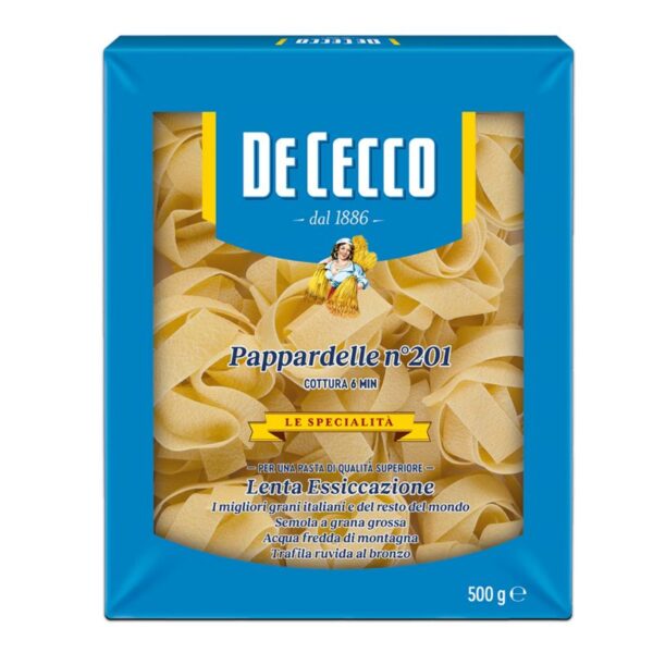 PASTA DE CECCO 500G PAPPARDELLE NIDI