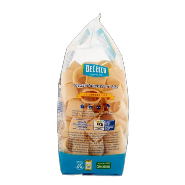 PASTA DE CECCO 500G MEZZI PACCHERI - immagine 2