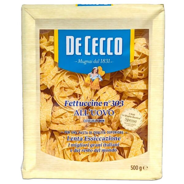 PASTA DE CECCO 500G FETTUCCINE ALL'UOVO