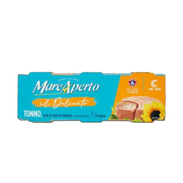 TONNO MARE APERTO 70GR X3 IL DELICATO OLIO DI GIRASOLE