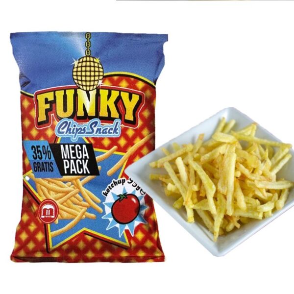 PATATINE STICK FUNKY 95G   KETCHUP - immagine 2