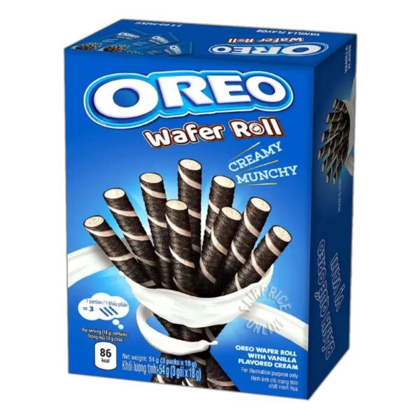 WAFER ROLL OREO 54G VANIGLIA