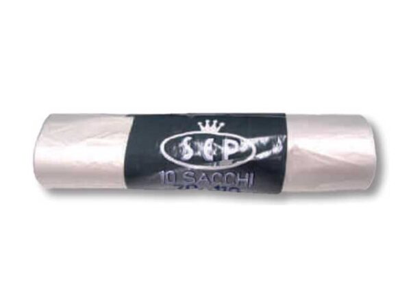 SACCO RIFIUTI 70x110CM 10PZ TRASPARENTE