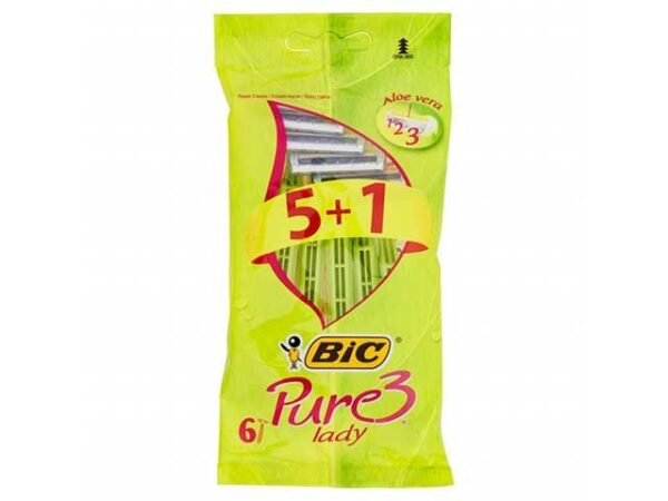 RASOI BIC 4PZ PURE LADY 3 LAME  CON ALOE