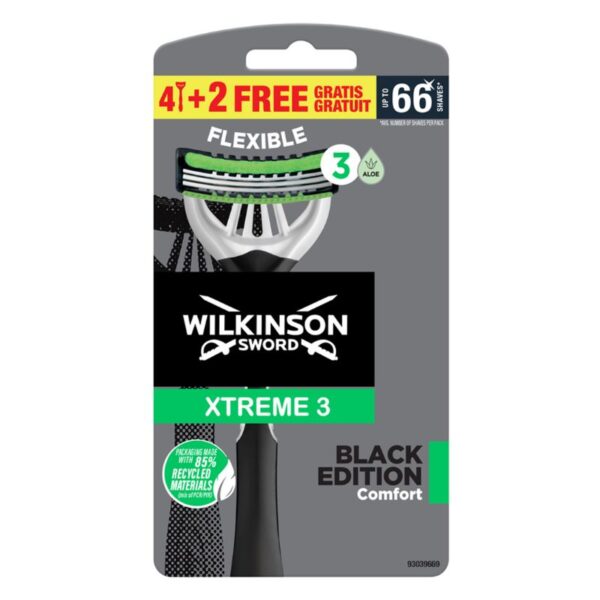 RASOI WILKINSON SWORD X6PZ EXTREME 3 BLACK EDITION