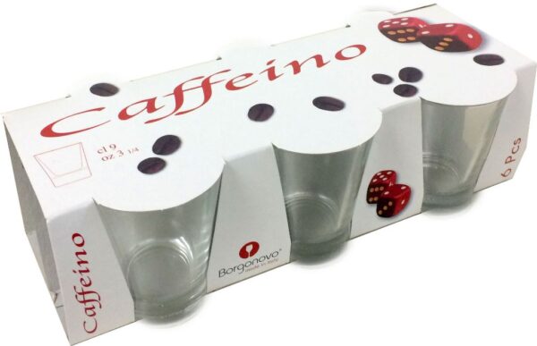 BICCHIERE CAFFE'6PZ CAFFEINO