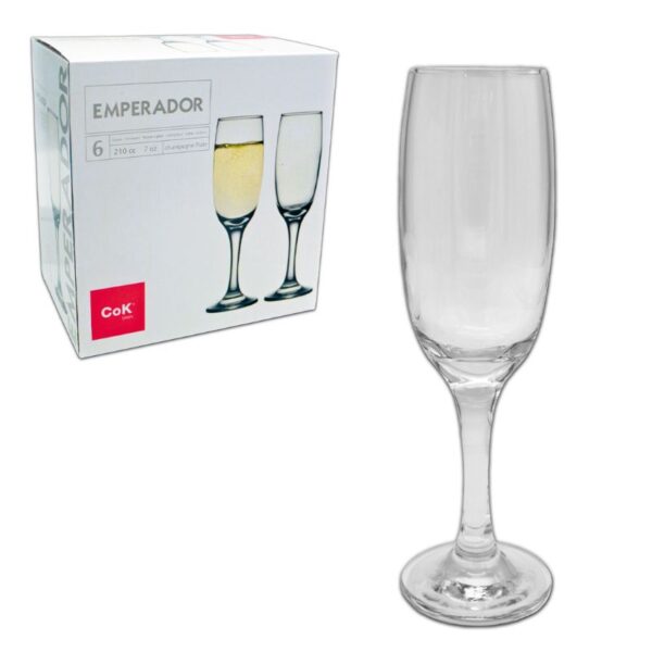 CALICE CHAMPAGNE 6PZ EMPERADOR