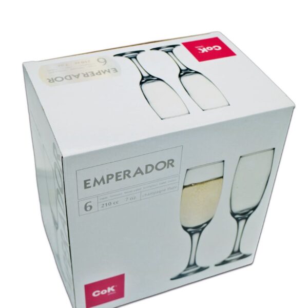 CALICE CHAMPAGNE 6PZ EMPERADOR - immagine 3