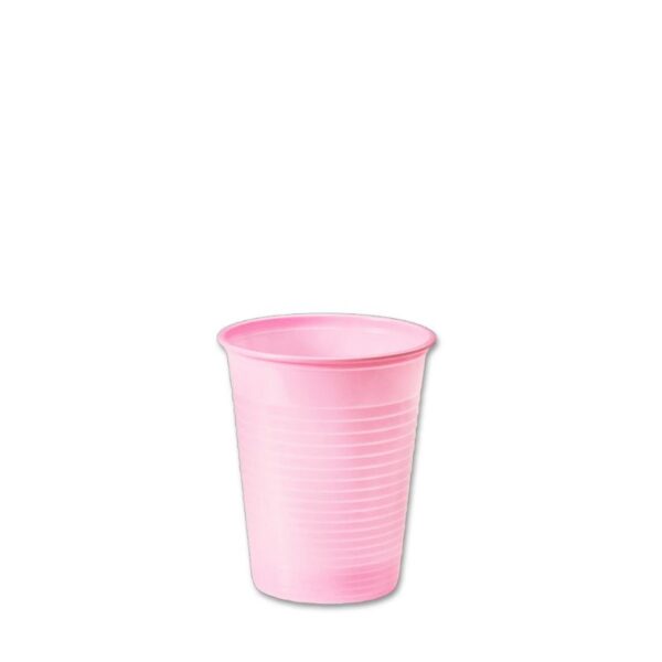 BICCHIERI ACQUA 200CC 50PZ SETAHOME  MONOUSO ROSA - immagine 2