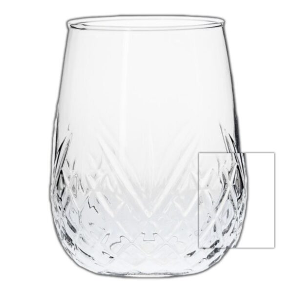 BICCHIERE ACQUA 490ML 3PZ STEMLESS ROCOCO' - immagine 3