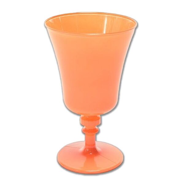 CALICI ELEGANT 3PZ 280ML IN VETRO ROME ARANCIO OPACO - immagine 2