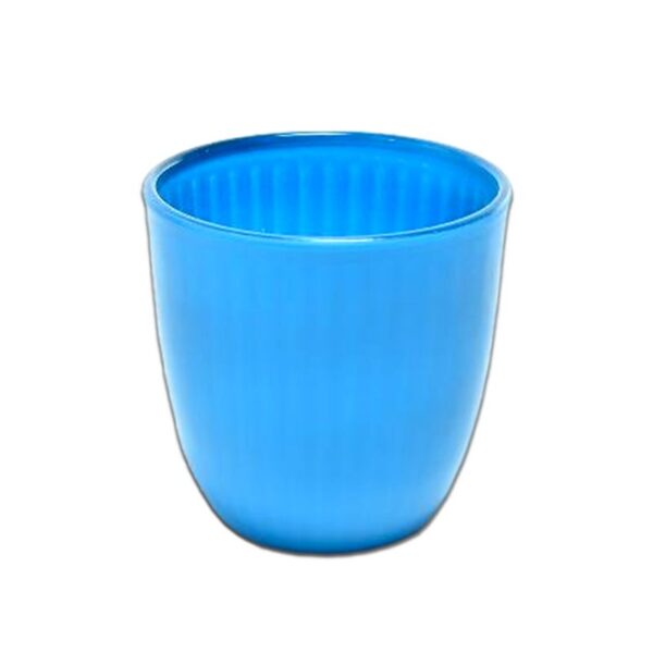 BICCHIERI VETRO 6PZ BLUE OPACO 295ML - immagine 2