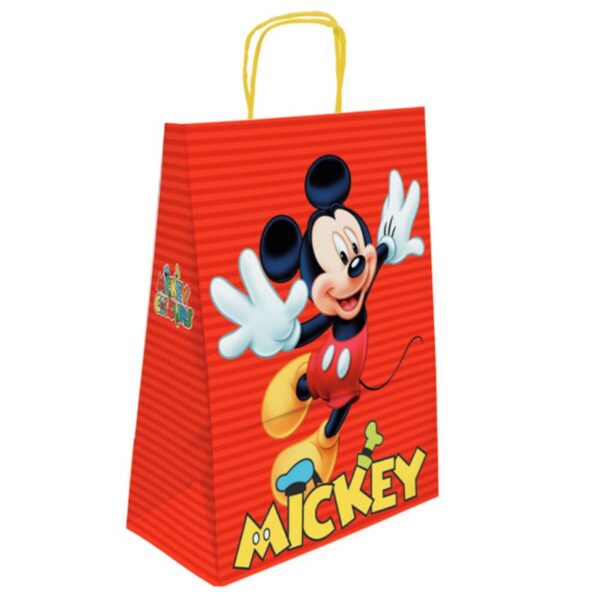 BUSTA CARTA PER REGALO 24X10X32CM  MICKEY