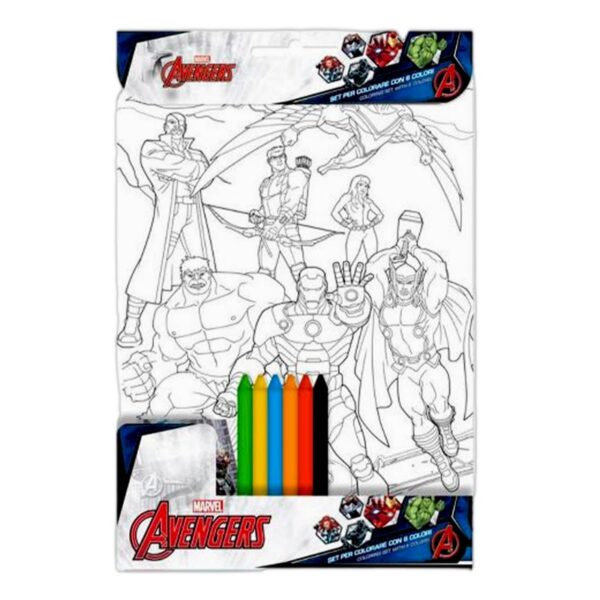 ALBUM CON COLORI 20X29X2 AVENGERS - immagine 2