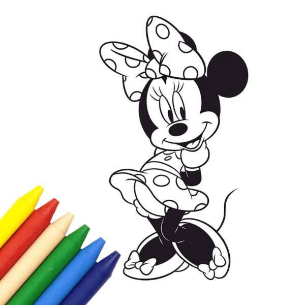 ALBUM CON COLORI 20X29X2 MINNIE - immagine 3