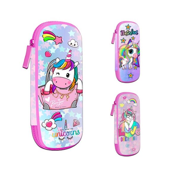 ASTUCCIO BAULETTO RIGIDO CON ZIP  PLAYTOY UNICORN