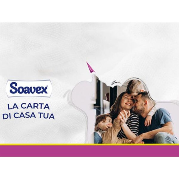 ASCIUGATUTTO SOAVEX 2 ROTOLI 2 VELI  NATURELLE - immagine 3