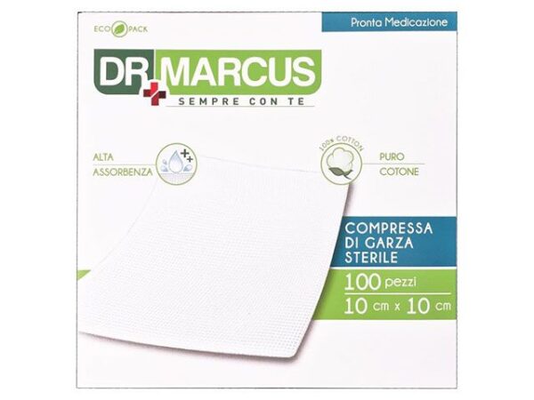 COMPRESSE DI GARZA DR.MARCUS 10X10CM