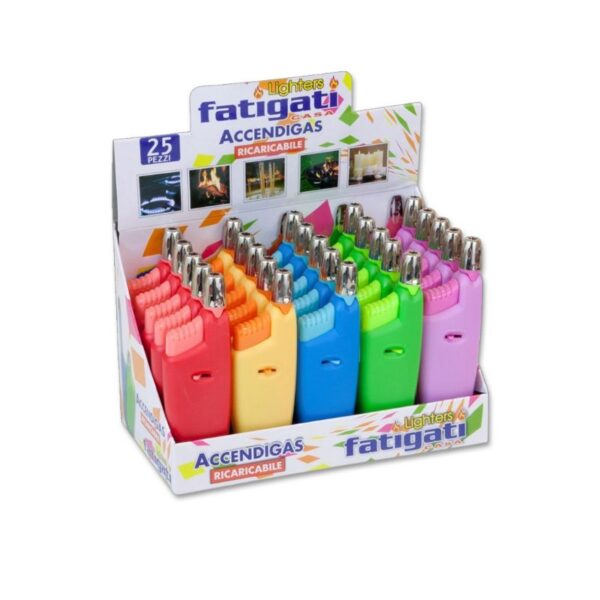 ACCENDIGAS FATIGATI ALLUNGABILE  COLORI ASSORTITI - immagine 3