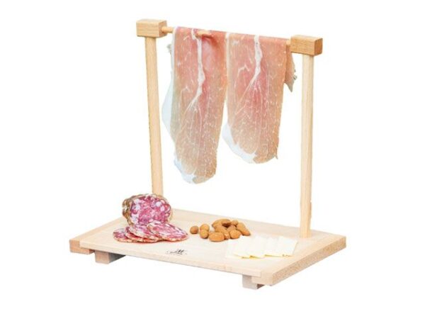 TAGLIERE IN LEGNO CON SUPPORTO AFFETTATI