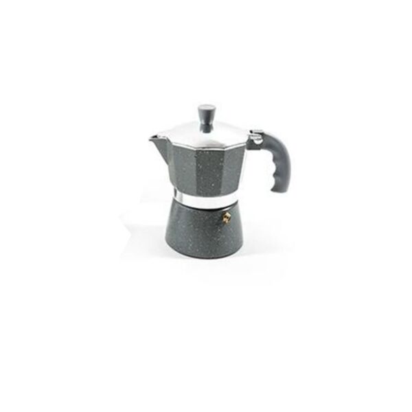 CAFFETTIERA MOKA 3TZ STONE ALLUMINIO - immagine 4