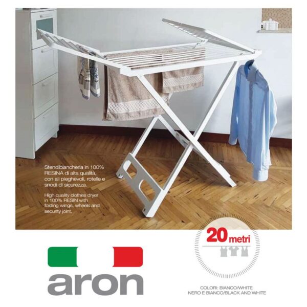 STENDIBIANCHERIA BIANCO ARON 100% RESINA