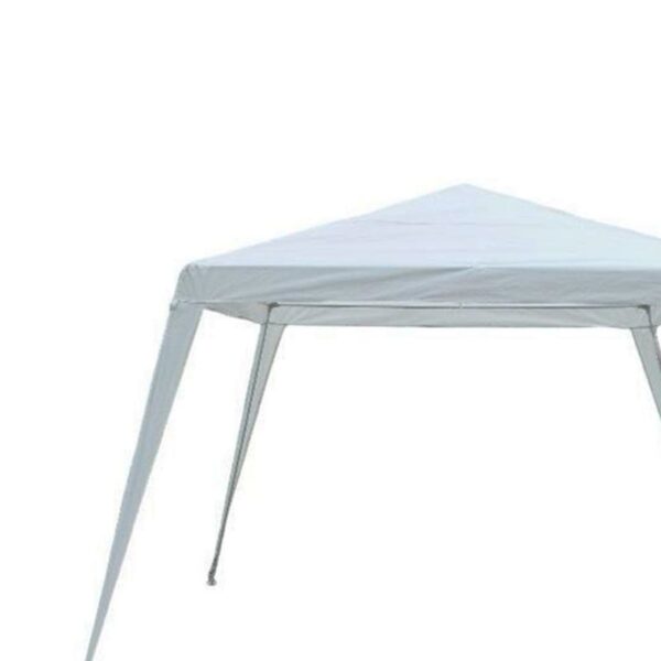 GAZEBO PE 300X300X250CM BIANCO - immagine 2